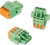 Schneidklemmsteckverbinder, 5-polig, RM 5.08 mm, gerade, grün, 691359740005