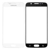 Front Glass Panel - White for Samsung Galaxy S6 Series Handy-Displays