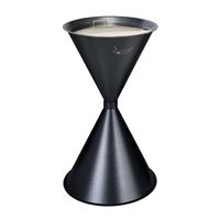 Conical ashtray made of metal