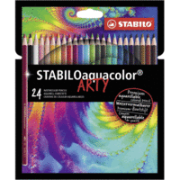 Aquarell-Buntstift Stabiloaquacolor Kartonetui Arty VE=24 Farben
