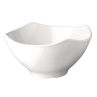 APS Global Melamine Bowl in White for Elegant Buffet Dishwasher Safe - 400mm