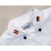 Nisbets Embroidery Collar Flags for Jacket with National Flag - Rectangular