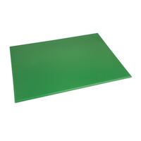 Hygiplas Large High Density Green Chopping Board for Salad & Fruit - 60x45cm
