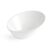 Olympia Whiteware Oval Sloping Bowls - 145x222x146mm - Oven Safe - x3 - 1050ml