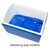 Eisbox groß, Kühlbox, Kühltasche, Eiskoffer, Erste Hilfe, Fußball, 15,2 l, Blau