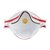 3M™ Aura™ Maske für Dämmstoffe und Hartholz 9332+, FFP3, mit Ventil