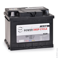 Batterie(s) Batterie traction NX Power Deep Cycle 12V 60Ah Auto