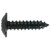 Sealey BST4813 Self Tapping Screw 4.8 x 13mm Flanged Head Black Pozi Pack Of 100