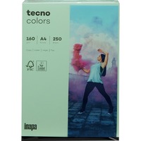 Kopierpapier tecno® colors, DIN A4, 160 g/m², Pack: 250 Blatt, mittelgrün