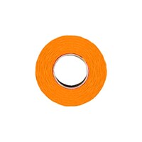 Árazószalag FORTUNA 22x12mm perforált neon narancs 10 tekercs/csomag