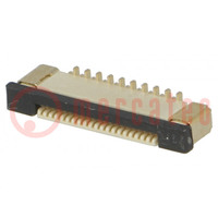 Connector: FFC/FPC; vertical; PIN: 20; ZIF; SMT; 0.5A; 30mΩ; -25÷85°C