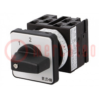 Switch: step cam switch; Stabl.pos: 3; 20A; 0-1-2; for building in