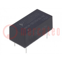 Converter: DC/DC; 2W; Uin: 4.5÷5.5V; Uout: 12VDC; Uout2: -12VDC