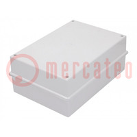 Enclosure: junction box; X: 214mm; Y: 303mm; Z: 123mm; ABS; IP55