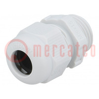 Cable gland; M16; 1.5; IP68; polyamide; light grey; V-TEC VM