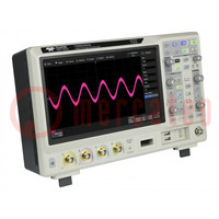 Oscilloscope: digital; Ch: 4; 100MHz; 2Gsps; 200Mpts/ch; 1n÷1ks/div