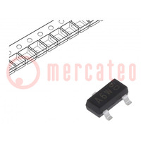 Diode: switching; SMD; 100V; 215mA; 4ns; SOT23; Ufmax: 1.25V; Ifsm: 4A