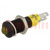 Kontrolka: LED; wypukła; żółty; 24÷28VDC; Ø8,2mm; IP40; metal