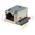 Module: Ethernet; Comp: W5200; 3.3VDC; SPI; 2.54mm; pin header,RJ45