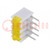 LED; in housing; yellow; No.of diodes: 4; 20mA; 38°; 2.1V; 25mcd