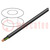 Wire; H07RN-F; 7G1.5mm2; round; stranded; Cu; rubber; black; Class: 5