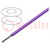 Leiding; HookUp Wire; koord; Cu; 20AWG; PVC; violet; 300V; 30,5m