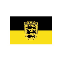 Technische Ansicht: Bundeslandflagge Baden-Württemberg