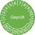 Prüfplaketten Geprüft, grün/weiß, 15 Stück/Bogen, selbstkleb., 3 cm Version: 26-31 - Prüfplakette Geprüft 26-31