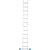 Gelenk-Doppelleiter, (Alu), Höhe 3,3 m, Leiternhöhe 1,75 m, Leiternlänge 3,6 m, Gewicht 8,6 kg