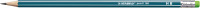 Sechskant-Schulbleistift mit Radierer STABILO® pencil 160, HB, petrol