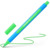 Kugelschreiber Slider Edge, Kappenmodell, M, grün, Schaftfarbe: cyan-grün