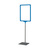 Kundenstopper / Plakat-Tischaufsteller / Plakatständer „Serie N“ | blauw, ca. RAL 5015 DIN A3
