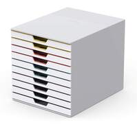 DURABLE Schubladenbox VARICOLOR® MIX 10, farbiger Verlauf