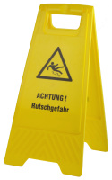 Warnschild "Achtung Rutschgefahr" gelb ST-2045