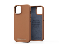 Njord byELEMENTS Genuine Leather Case for Apple iPhone 14, Cognac