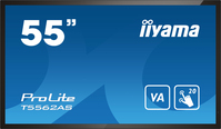 iiyama T5562AS-B1 beeldkrant Interactief flatscreen 138,7 cm (54.6") VA 500 cd/m² 4K Ultra HD Zwart Touchscreen Type processor Android 8.0 24/7