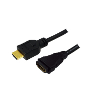 LogiLink HDMI - HDMI, 1.0m kabel HDMI 1 m HDMI Typu A (Standard) Czarny