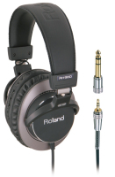 Roland RH-300 Kopfhörer & Headset Kabelgebunden Kopfband Musik Schwarz, Braun