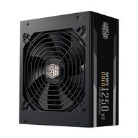 Cooler Master MWE Gold 1250 - V2 ATX 3.0 tápegység 1250 W 24-pin ATX Fekete