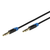 Vivanco 3.5mm/3.5mm, 0.6m audio kabel 0,6 m Zwart