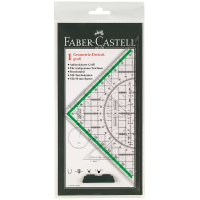 Faber-Castell 177090 driehoek Transparant 1 stuk(s)