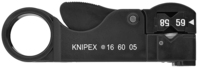 Knipex 16 60 05 SB narzędzie do zdejmowania izolacji Czarny