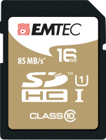 Emtec SDHC 16GB Class10 Gold +
