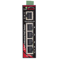 Red Lion EB-5ES-PSE-1 switch No administrado Fast Ethernet (10/100) Energía sobre Ethernet (PoE) Negro