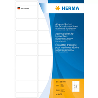 HERMA 4438 etiqueta para dirección Blanco