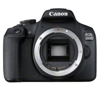 Canon EOS 2000D BK BODY EU26 SLR-Kameragehäuse 24,1 MP CMOS 6000 x 4000 Pixel Schwarz