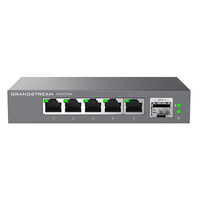 Grandstream Networks GWN7701P hálózati kapcsoló Beállítást nem igénylő (unmanaged) Gigabit Ethernet (10/100/1000) Ethernet-áramellátás (PoE) támogatása Fekete
