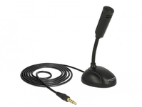DeLOCK 65872 microfoon Zwart Microfoon voor mobiele telefoons/smartphones