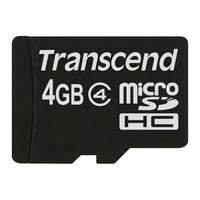 Transcend TS4GUSDC4 memóriakártya 4 GB MicroSDHC
