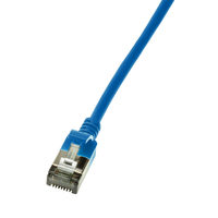 LogiLink CQ9026S cavo di rete Blu 0,5 m Cat6a U/FTP (STP)
